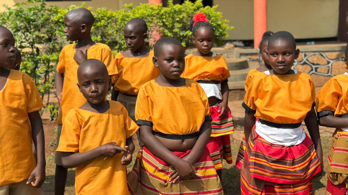 Schulkinder in Uganda