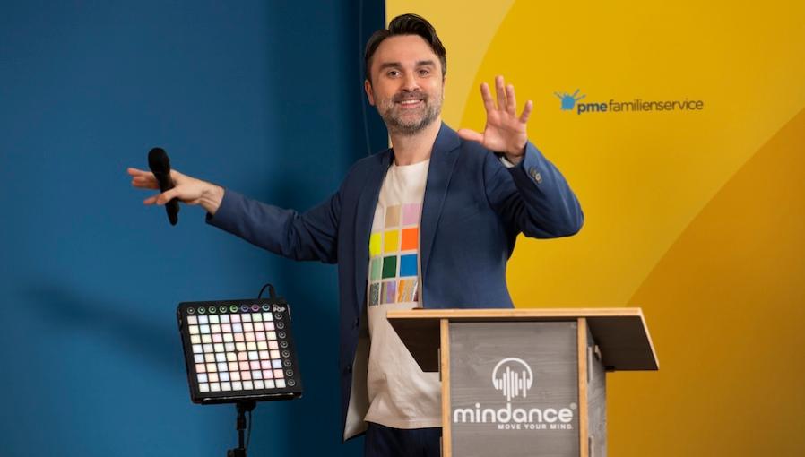 Bild vonDr. Pop während seines Vortrags auf dem pme Health Day 2025